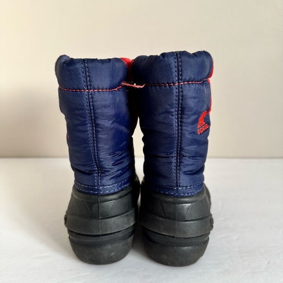 Sorel Cub Youth Red Navy Felt Lined
Snow Boots Size 8